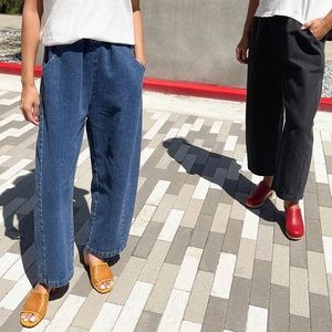 Le Bon Shoppe Arc Pants Blue Denim